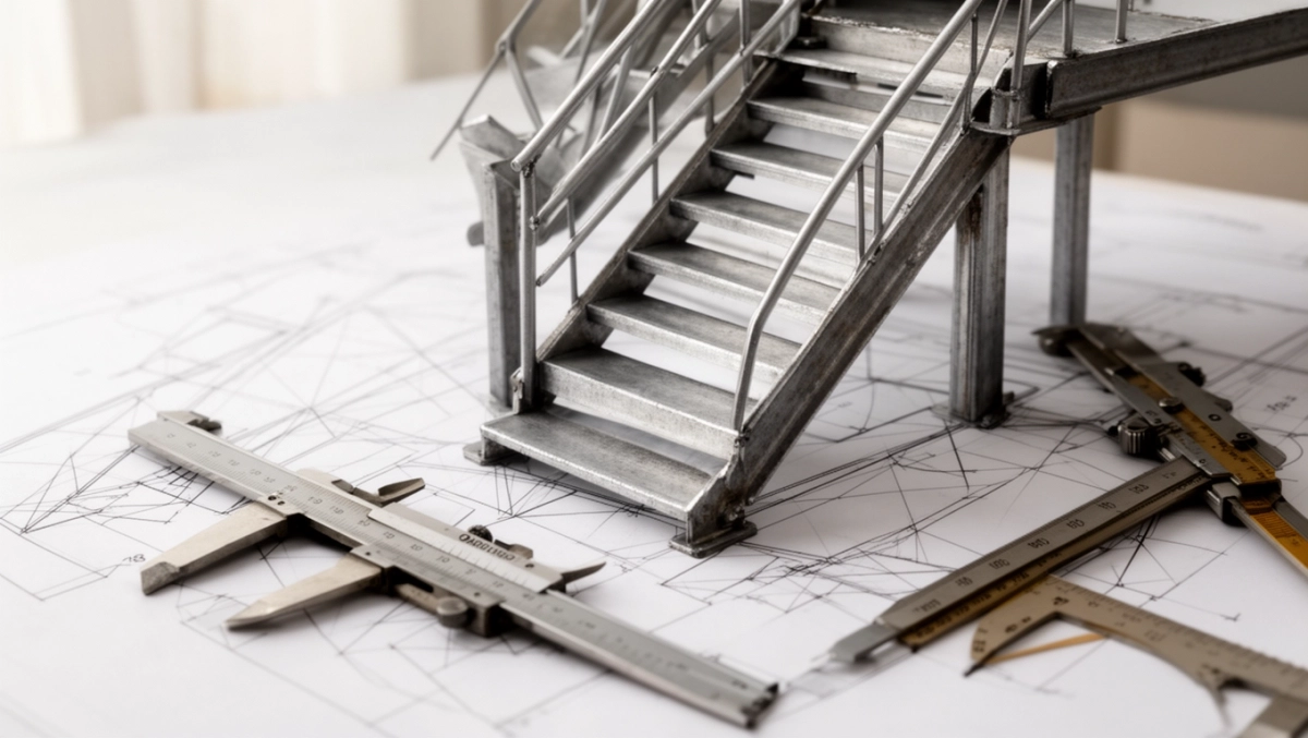 Kalkulator schodów stalowych