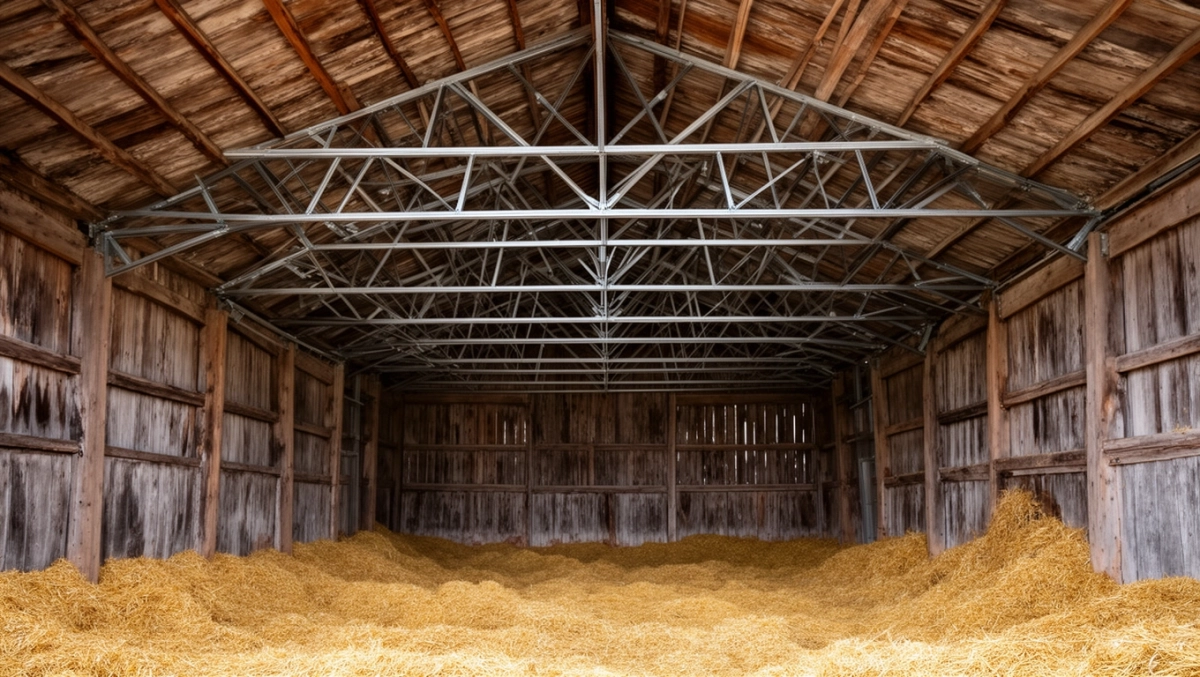 kratownica w stodole