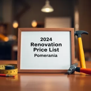 Cennik usług remontowych 2024 pomorskie